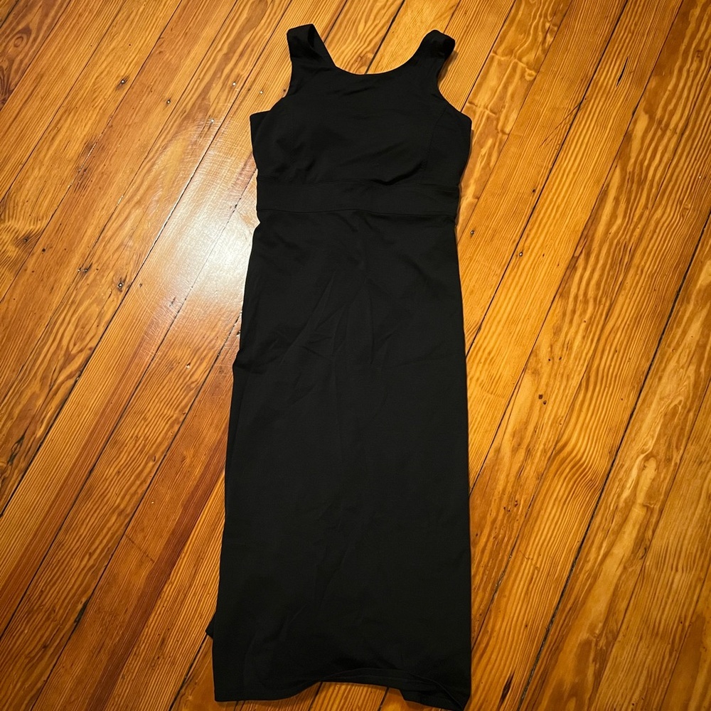 Athleta Black Midi Dress